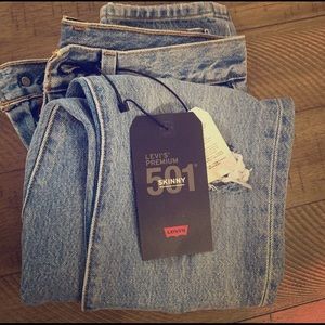 LEVIS 501 Skinny 25 W x 28 L